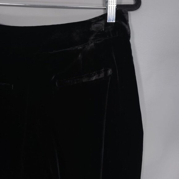 NWT MASSIMO DUTTI Women SILK MULBERRY Blend Velvet Trousers 5093/692/800 Size 8 - Picture 12 of 16